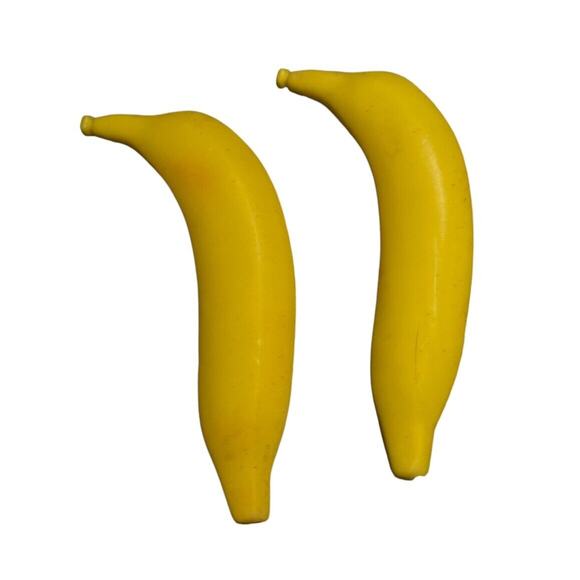 Plastic VTG Faux Artificial Fruit MCM Grapes Pineapple Bananas Apple Peach - Picture 3 of 5